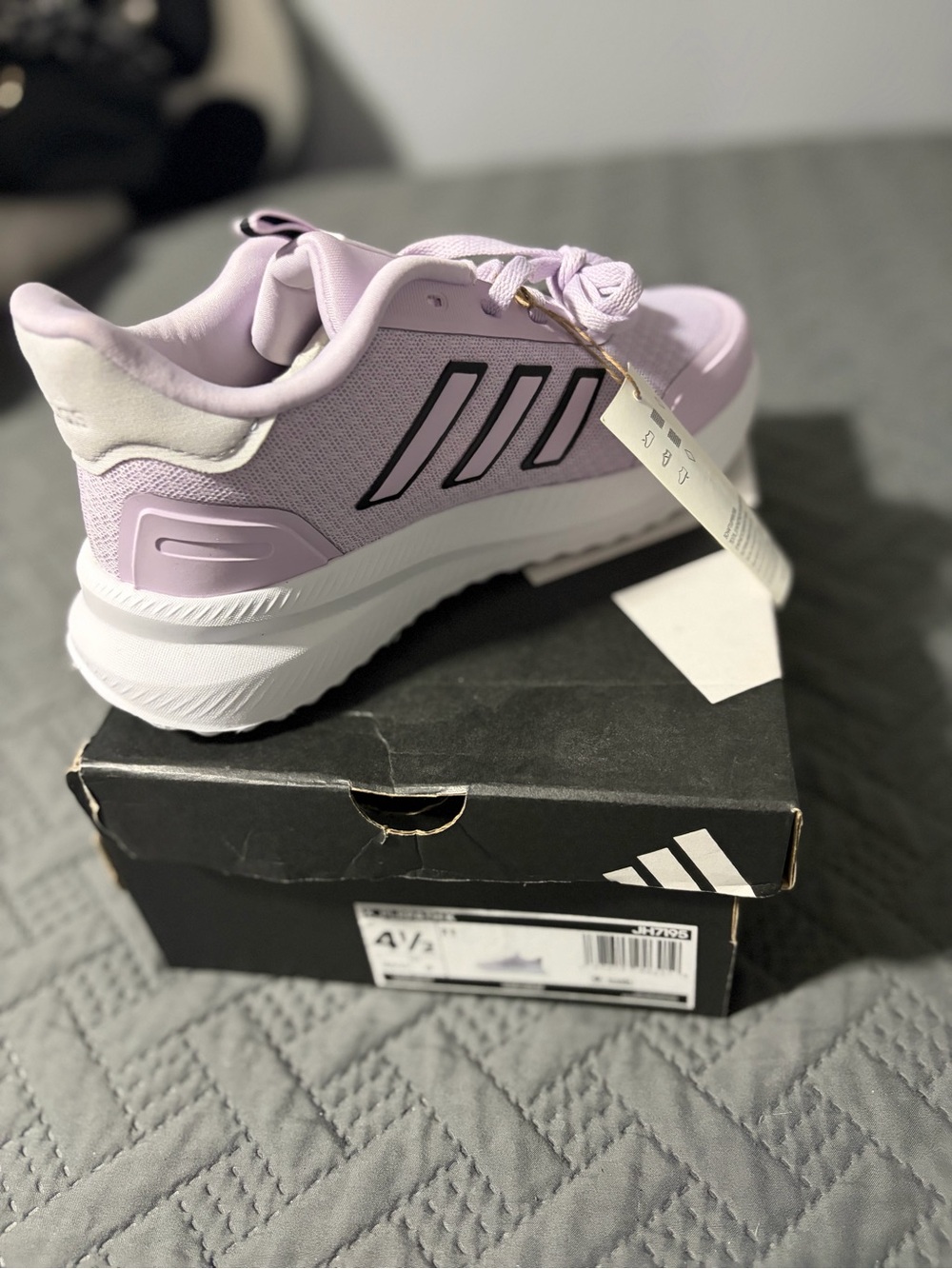 adidas Women's Lavender Athletic Running Shoe
